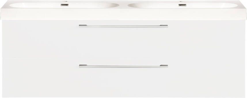 Differnz Badkamermeubelset Somero Met Keramiek Wastafel 120 cm Hoogglans Wit - Foto 2