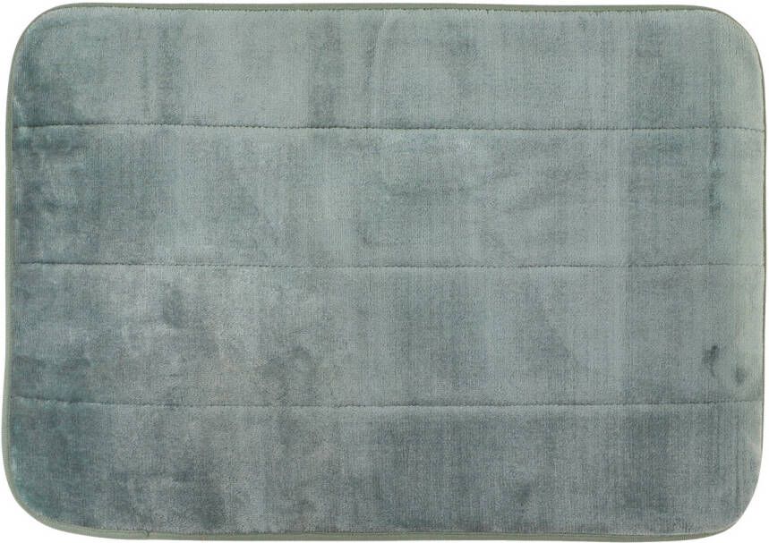 Differnz Relax badmat microfiber normal foam 60 x 40 cm groen