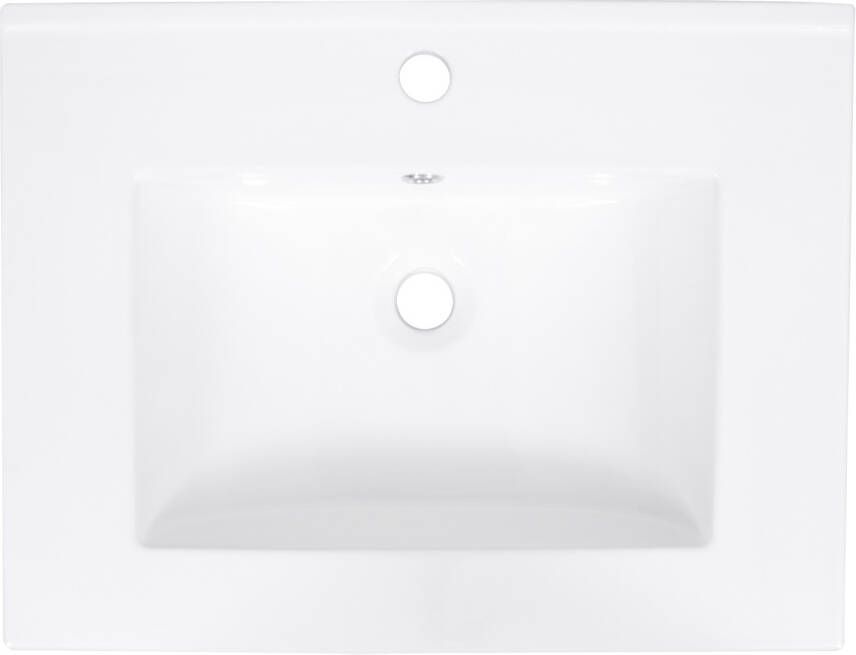 Differnz Bolo badkamermeubelset 61x50x46cm FSC MFC board Wit keramiek Wit hoogglans 36.012.18 - Foto 2