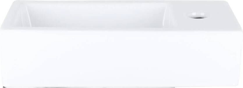 Differnz Ravo Fontein 38.5x18.5x9.5cm 1 kraangat rechts keramiek wit 38.005.33 - Foto 2
