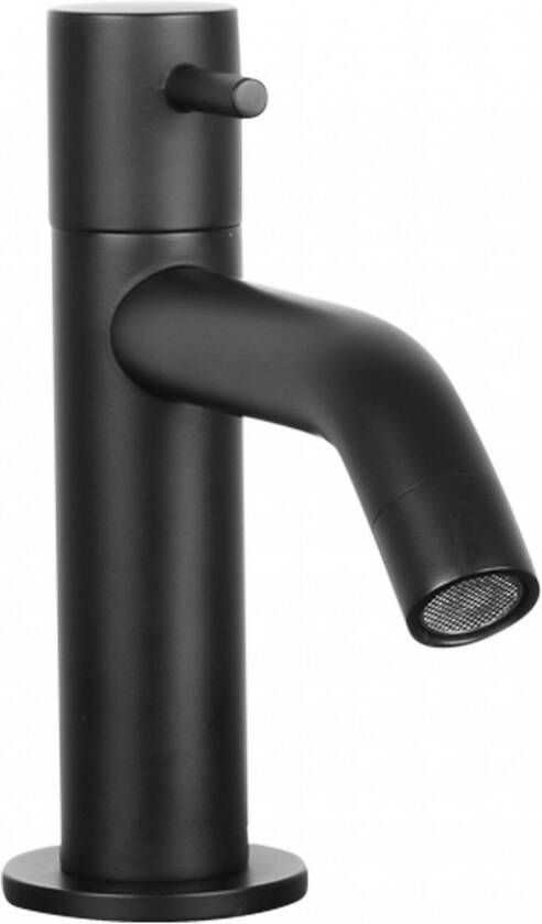 Differnz Mix toiletkraan mat zwart gebogen fonteinkraan - Foto 2