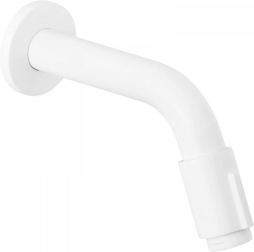 Differnz Mix & Match wand fonteinkraan met 14 5 cm uitloop mat wit