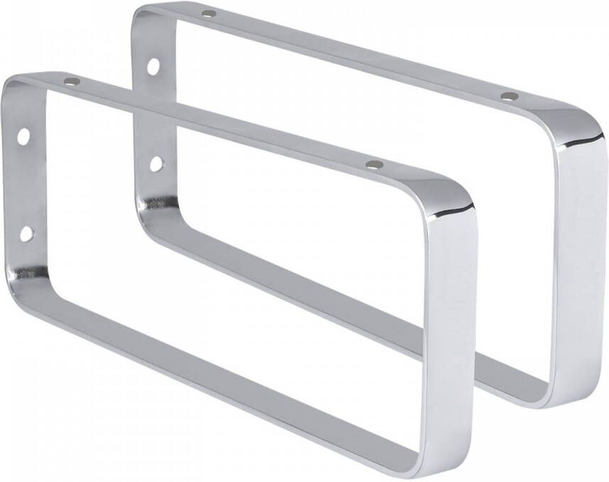 Differnz Ophangbeugel Voor wastafel 15 x 2.5 x 44 cm chroom 38.215.07