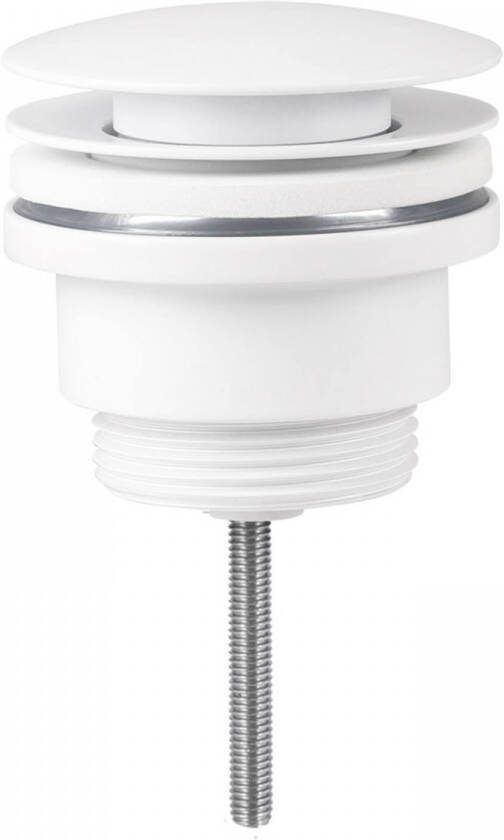 Differnz pop up afvoerplug design voor fontein mat wit