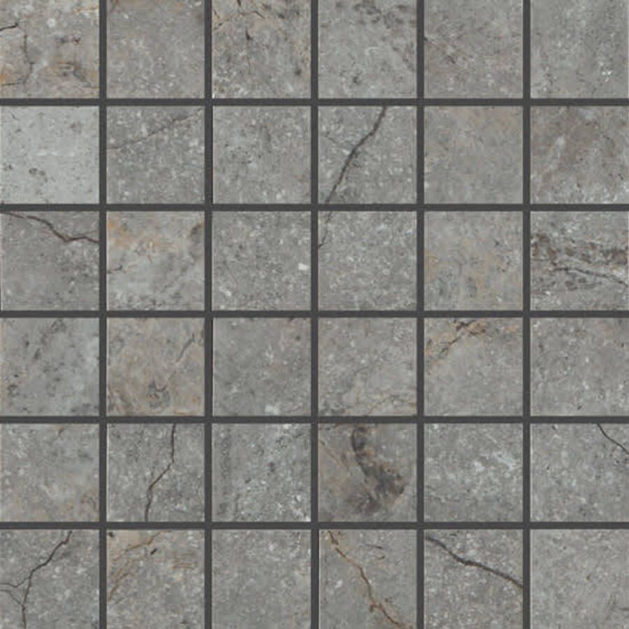 Douglas Jones Marbles Mozaïektegel 30x30cm 9.5mm gerectificeerd porcellanato Ash 1748335