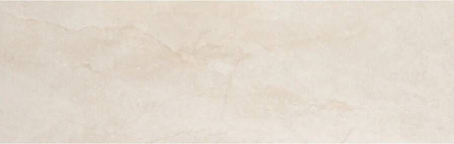 Douglas & Jones Wandtegel Douglas Jones Marbles 33X100 cm Gepolijst cream