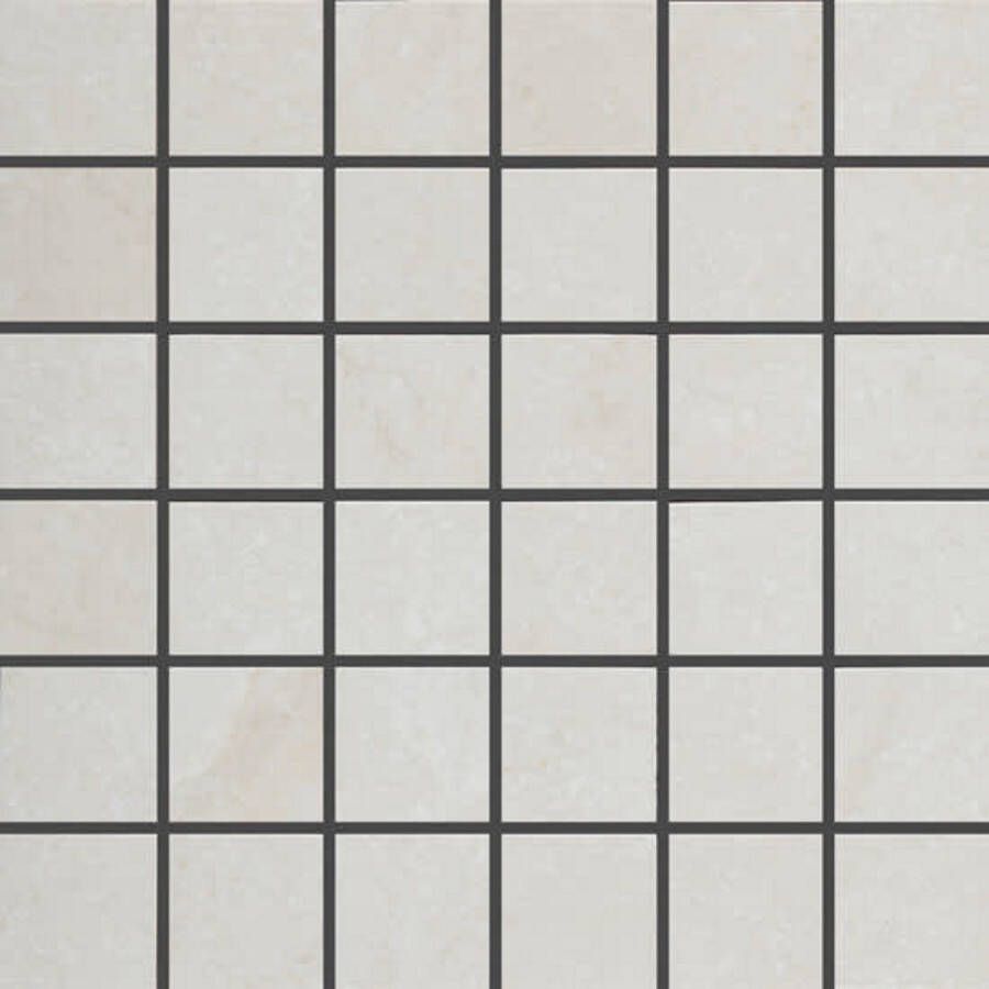 Douglas Jones Marbles Mozaïektegel 30x30cm 9.5mm gerectificeerd porcellanato Ivory 1748313