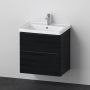 Duravit D-Neo badkamermeubelset onderkast 65x20x48cm 2 laden softclose incl. wastafel zwart eiken mat DE012001616 - Thumbnail 3