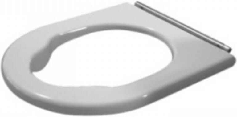 Duravit Starck 3 Vital WC-zitting 40.4x35x4.6cm compact Kunststof wit Glanzend 0062610000