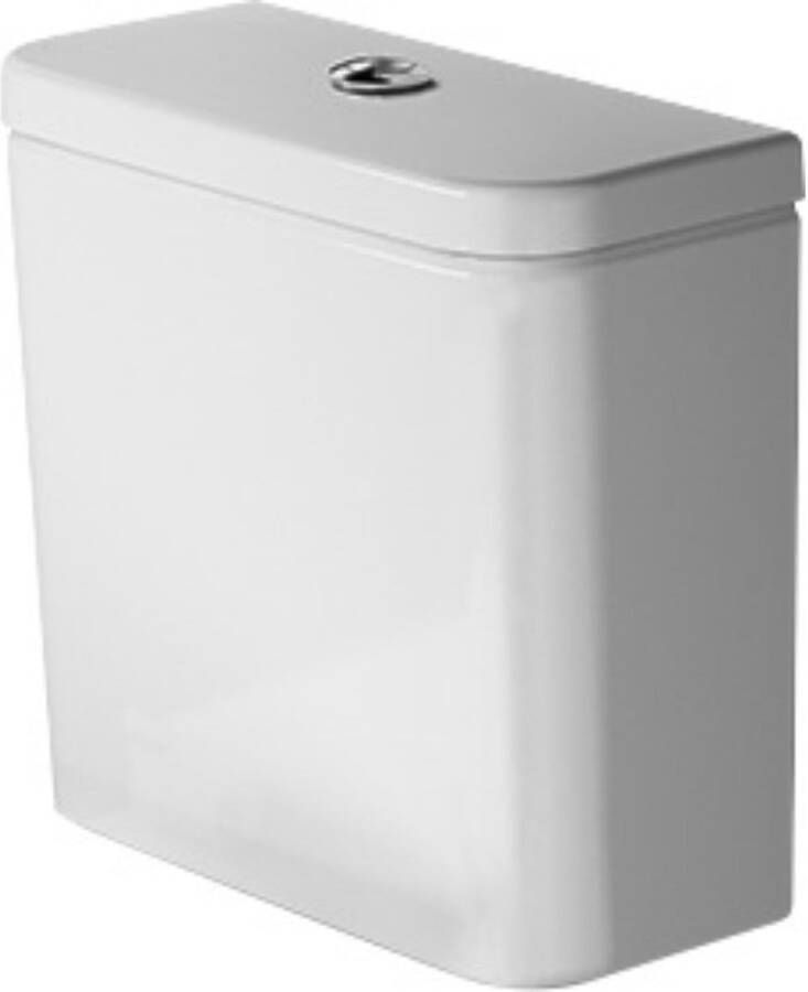 Duravit Duoblokreservoir No.1 Met Binnenwerk Met Aansluiting Links 6L Dualflush Hoogglans Wit