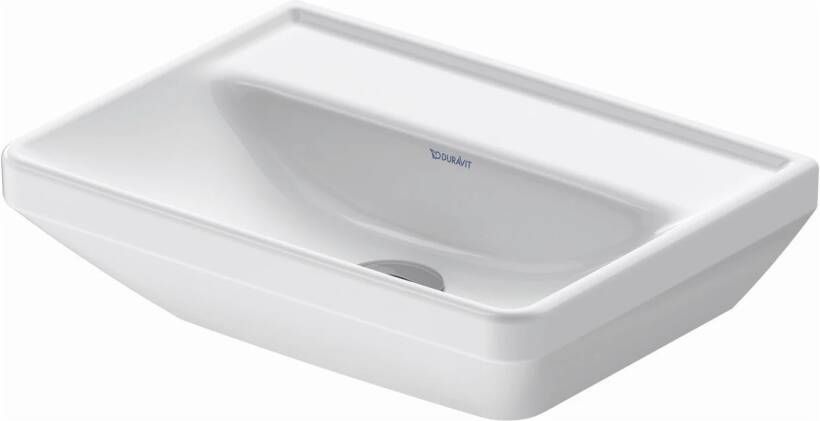 Duravit D-Neo Fonteinbak 45x33.5x13cm 1 kraangat rechthoek Keramiek Wit 0738450041 - Foto 2