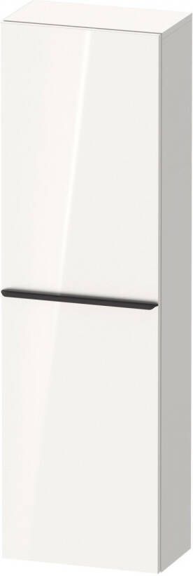 Duravit D-Neo halfhoge kast 40x24x132cm Rechtsdraaiend wit Hoogglans de1318r2222