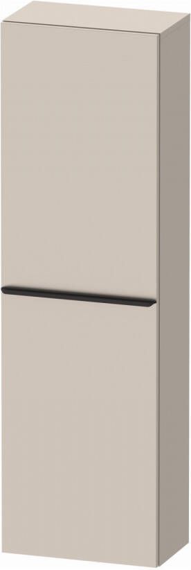 Duravit D-Neo halfhoge kast 40x24x132cm Rechtsdraaiend Taupe Mat de1318r9191