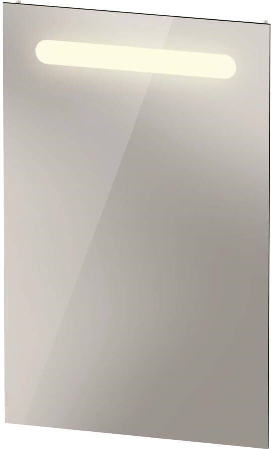 Duravit Spiegel No.1 Met Horizontale LED Verlichting 45x3.5x70 cm Mat Wit