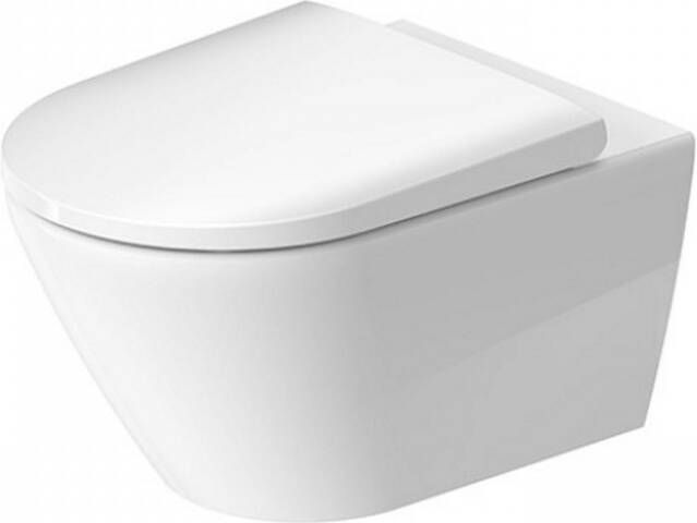 Duravit D-Neo hangend diepspoeltoilet Rimless inclusief Durafix 54 x 37 cm wit