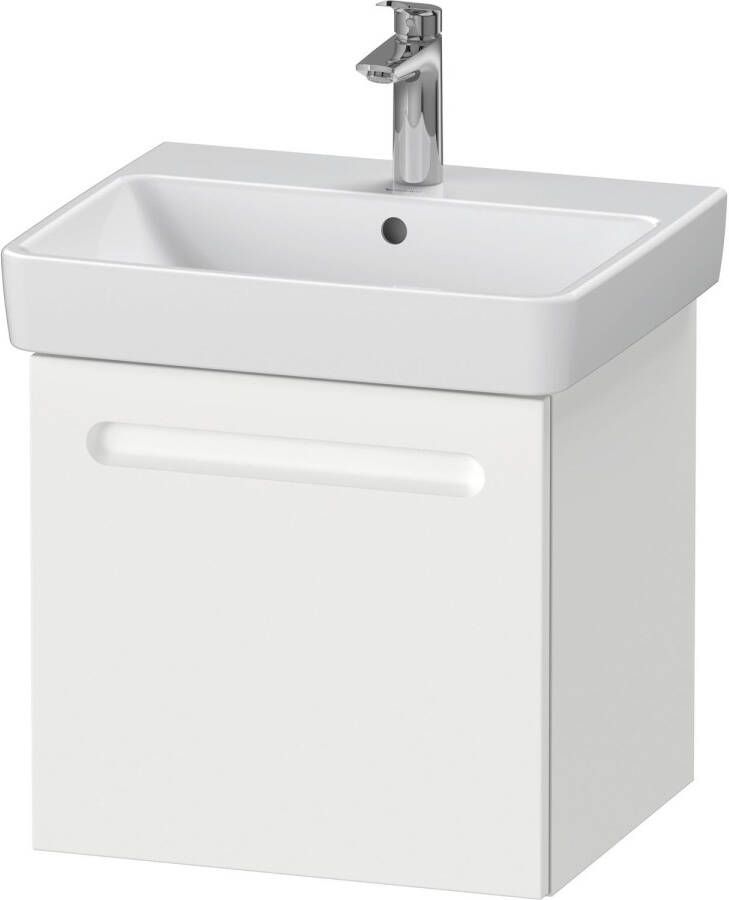 Duravit Wastafelonderkast No.1 Met 1 Lade 49x42.6x47.8 cm Met Geïntegreerde Greep Mat Wit