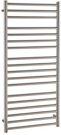 EH Design Radiator Athena 60x140 cm Geborsteld RVS Chroom