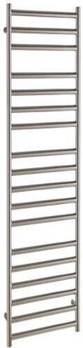 EH Design Radiator Athena Met Digitale Thermosstaat 50x140 cm Geborsteld RVS Chroom - Foto 1