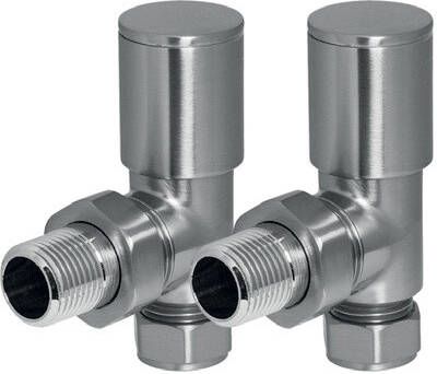 EH Design Radiator Kraantjes Haaks Gepolijst Chroom