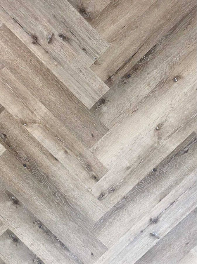 Eko Floors Plak PVC EKO Herringbone collection 12 2 x 61 x 0 25 cm Visgraat Moezel