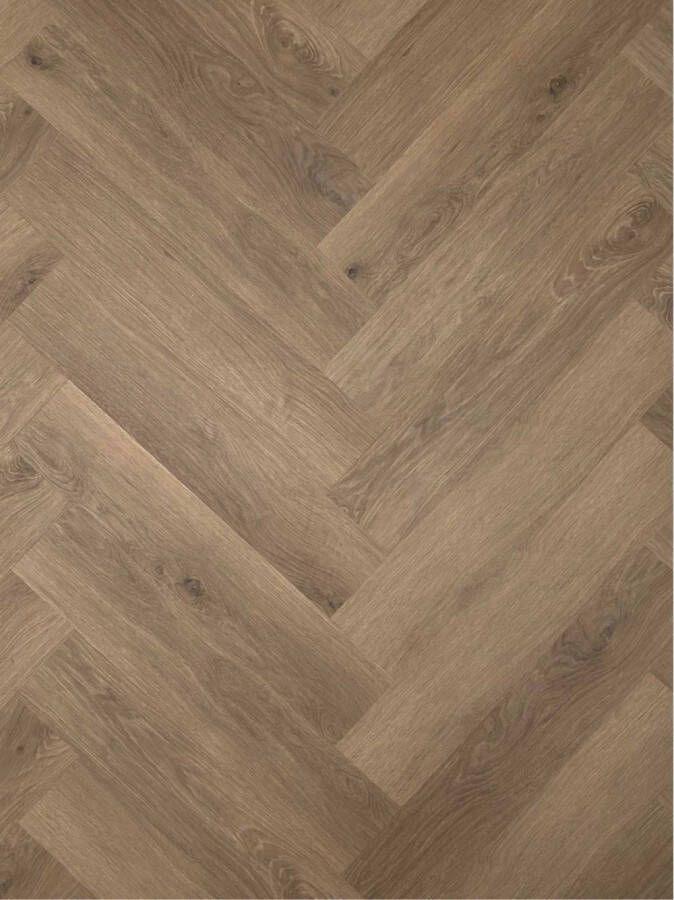 Eko Floors Plak PVC EKO Herringbone collection 12 2 x 61 x 0 25 cm Visgraat Rijn