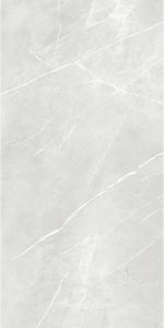 Energieker Vloer- en Wandtegel Pietragrey Marmerlook 120x270 cm Glanzend White