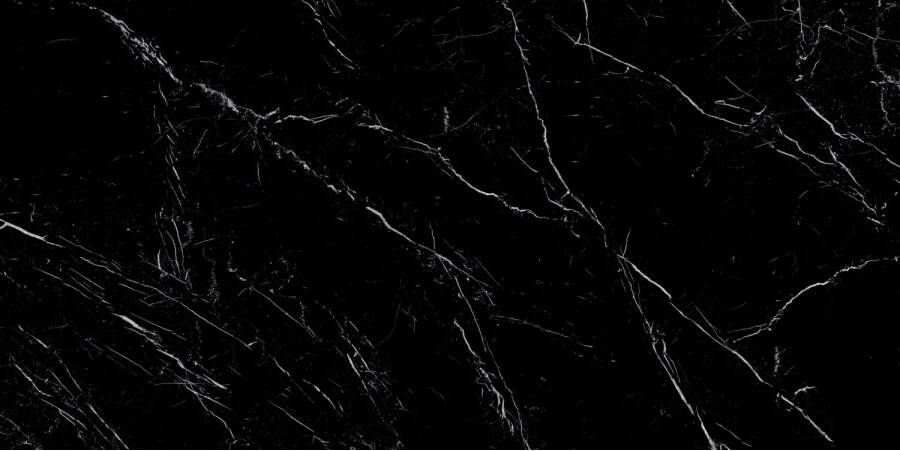 Energieker Vloertegel Ekxtreme Levigato Marquina Black Glans Zwart 60x120 cm