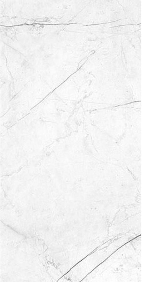 Energieker Vloertegel Ekxtreme Marquina Naturale 30x60 cm Marmerlook Mat Wit