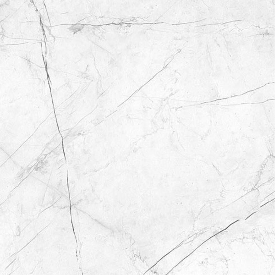 Energieker Vloertegel XL Ekxtreme Marquina Naturale 120x120 cm Marmerlook Mat Wit