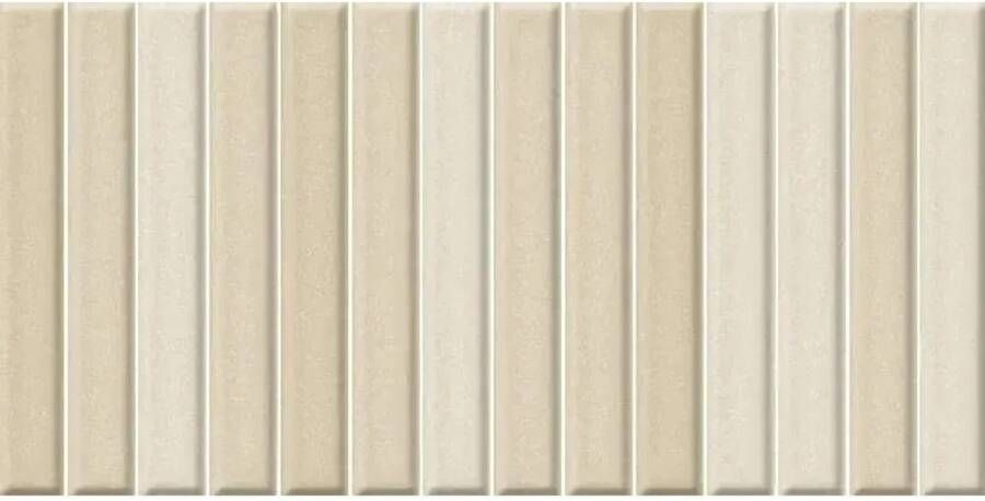 Estudio Wandtegel Roku 11.5x23 cm Mat Beige