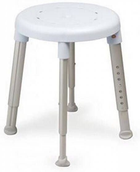 Etac Douchekruk Easy Aangepast Sanitair Rond in Hoogte Verstelbaar Licht Blauw (draagvermogen tot 150 kg)