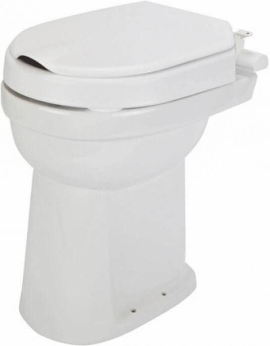 Etac Toiletverhoger Hi-Loo Vastgemonteerd met Deksel 6 cm Wit (draagvermogen tot 150 kg) - Foto 2