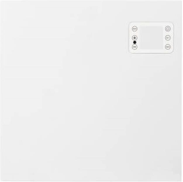 Eurom Alutherm 400XS Convectorkachel 40x42.9cm IP24 400watt wifi vloer wand- Horizontaal metaal glans wit 360813