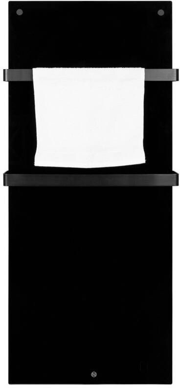 Eurom Sani 600 Comfort Infraroodpaneel badkamer 115x46.5cm Wifi 600watt Glas Zwart 350357