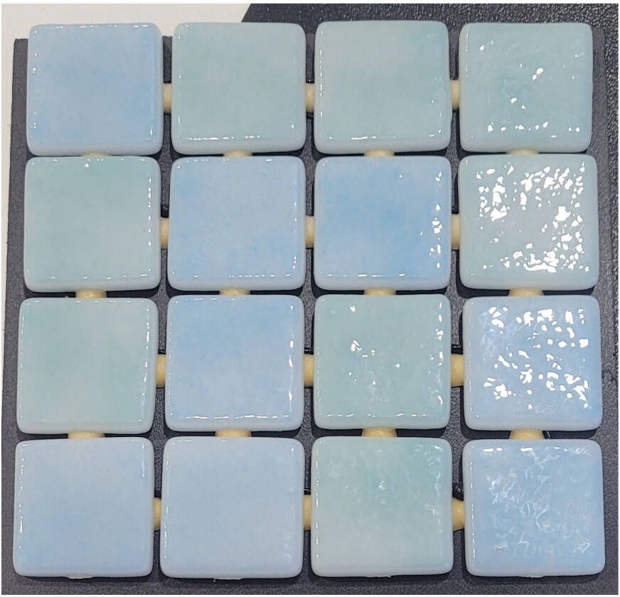 Ezarri Mozaïek MIX Collection 2.5x2.5 cm Glossy Sea Blue