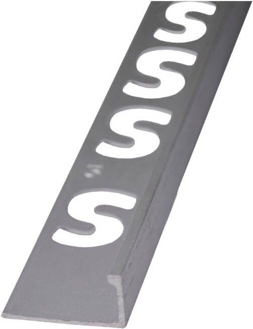 Faktum Tegelprofiel Recht Aluminium Zilver Mat 11 mm 250 cm