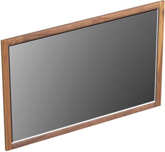 Forzalaqua Gela 2.0 spiegel 120x80cm Rechthoek zonder verlichting met frame Massief Eiken Pure Walnut 8070470