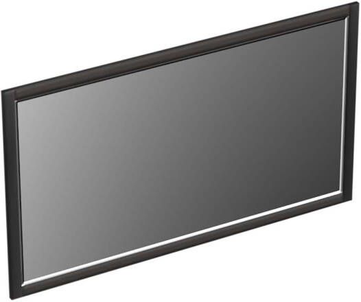 Forzalaqua Gela 2.0 spiegel 140x80cm Rechthoek zonder verlichting met frame Massief Eiken Black oiled 8070180
