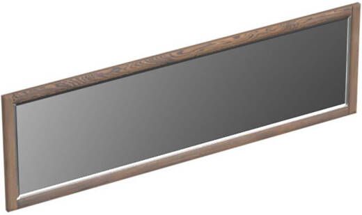 Forzalaqua Gela 2.0 spiegel 160x50cm Rechthoek zonder verlichting met frame Massief Eiken Havanna 8071310