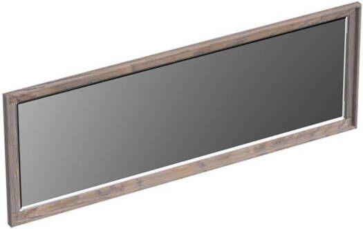 Forzalaqua Reno 2.0 spiegel 140x50cm Rechthoek zonder verlichting met frame Massief Eiken Silver Grey 8071730