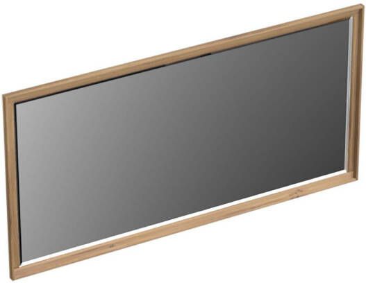 Forzalaqua Reno 2.0 spiegel 160x80cm Rechthoek zonder verlichting met frame Massief Eiken Oyster 8071205