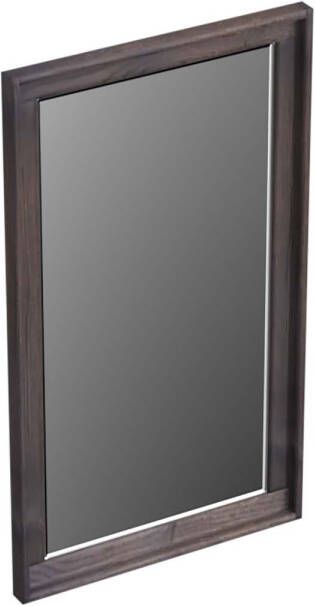 Forzalaqua Reno 2.0 spiegel 40x70cm Rechthoek zonder verlichting met frame Massief Eiken Charcoal 8072350