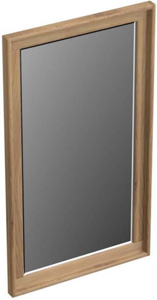 Forzalaqua Reno 2.0 spiegel 40x70cm Rechthoek zonder verlichting met frame Massief Eiken Oyster 8071210