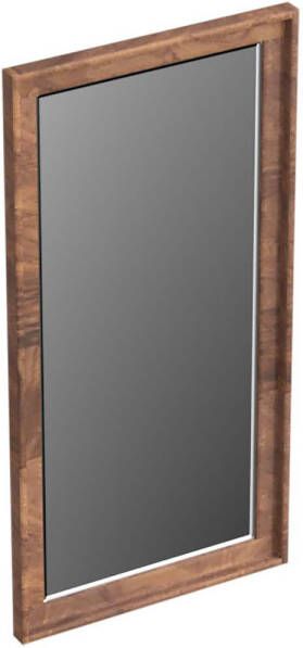 Forzalaqua Reno 2.0 spiegel 40x80cm Rechthoek zonder verlichting met frame Massief Eiken Pure Walnut 8070600