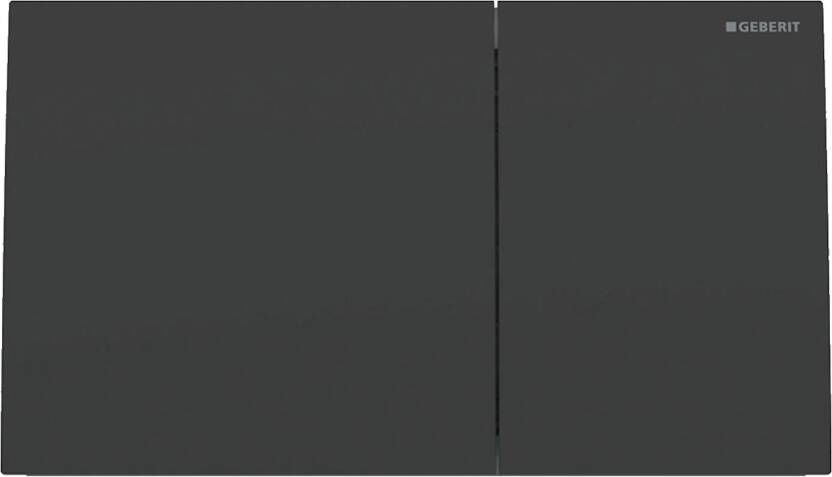 Geberit Sigma 70 bedieningspaneel mat zwart voor Sigma reservoirs 8cm (UP720) en 12cm (UP320)