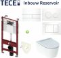 Geberit TECE Profile Inbouwreservoir Toiletset ONE Rimless Diepspoel Turboflush Wit met drukplaat - Thumbnail 2