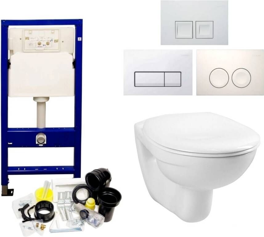 Geberit Up100 Toiletset 03 Megasplash Basic Smart Met Bril En Drukplaat