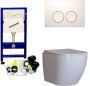 Geberit UP100 Toiletset Compleet | Inbouwreservoir | Mudo Randloos | Drukplaat - Thumbnail 2