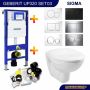 Geberit UP320 Toiletset Compleet | Inbouwreservoir | Basic Smart Wit | Met drukplaat | SET01 - Thumbnail 3