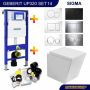Geberit UP320 Toiletset set26 Best Design Schnell met Sigma drukplaat - Thumbnail 2